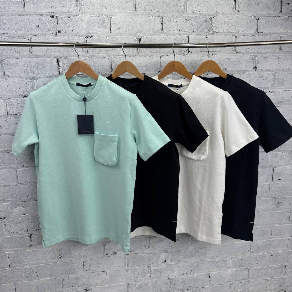 Louis Vuitton Monogram 3D Pocket Replica Short Sleeve LV T Shirt For MEN Sale UK