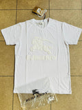 Burberry Logo Printed Men T-Shirts in Black and White First Copy Sales UK