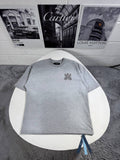 Amiri MA Logo Men's Luxury Embroidered Grey Cotton T-Shirt AAA Quality Reps UK