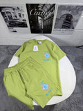 Casablanca Men's Luxury Diamond Logo T-Shirt and Shorts Set AAA Quality Reps UK