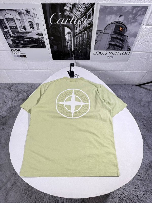 Stone Island Men's Luxury Compass Logo T-Shirt AAA Quality Reps UK