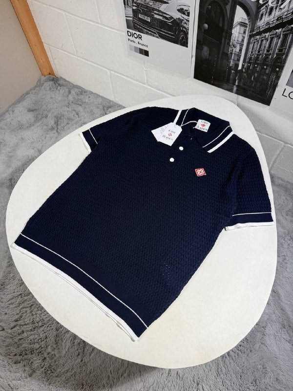 Casablanca Men's Luxury Knit Polo Shirt AAA Quality Reps UK