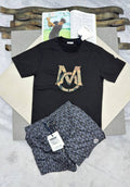 Moncler Men's Luxury Camouflage Logo T-Shirt and Shorts Set AAA Quality Reps UK