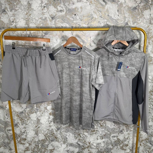 Berghaus Men's Camo Graphic 3-Piece Tracksuit and Activewear Set AAA Quality Reps UK