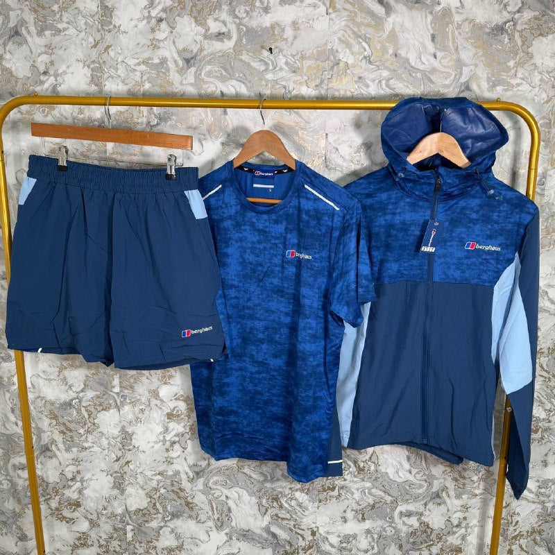 Berghaus Men's Camo Graphic 3-Piece Tracksuit and Activewear Set AAA Quality Reps UK