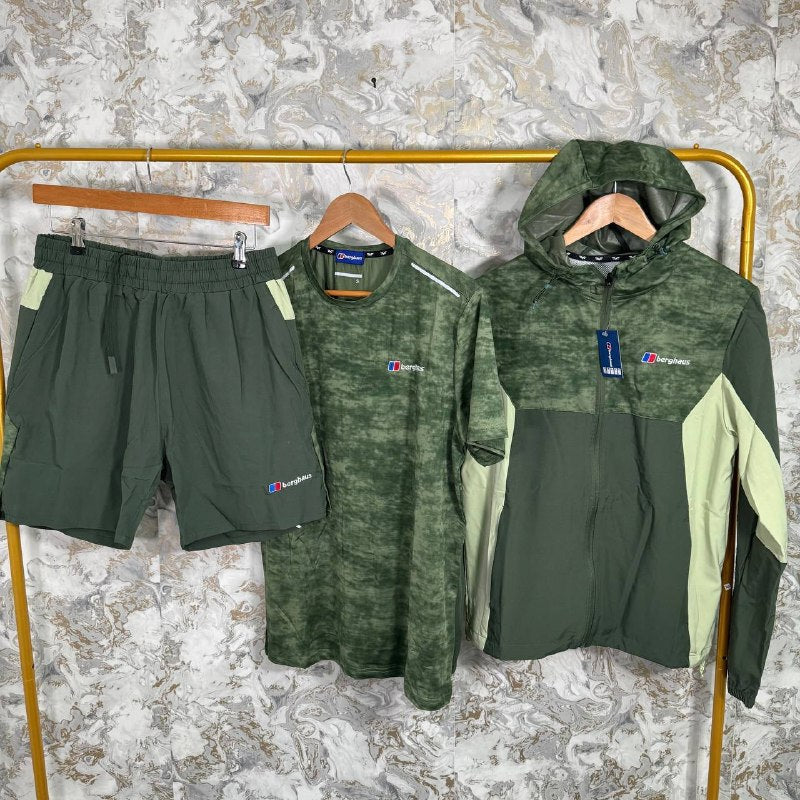 Berghaus Men's Camo Graphic 3-Piece Tracksuit and Activewear Set AAA Quality Reps UK