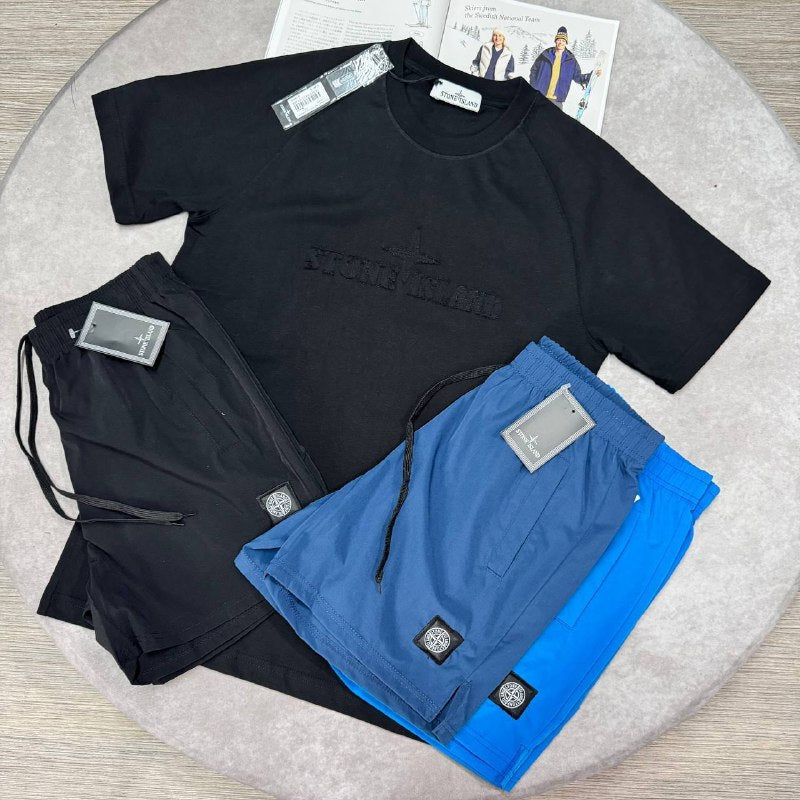 Stone Island Men's Compass Logo T-Shirts and Shorts Collection AAA Quality Reps UK