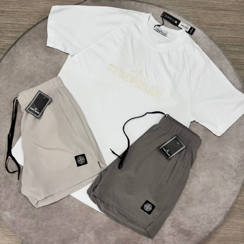 Stone Island Men's Compass Logo T-Shirts and Shorts Collection AAA Quality Reps UK