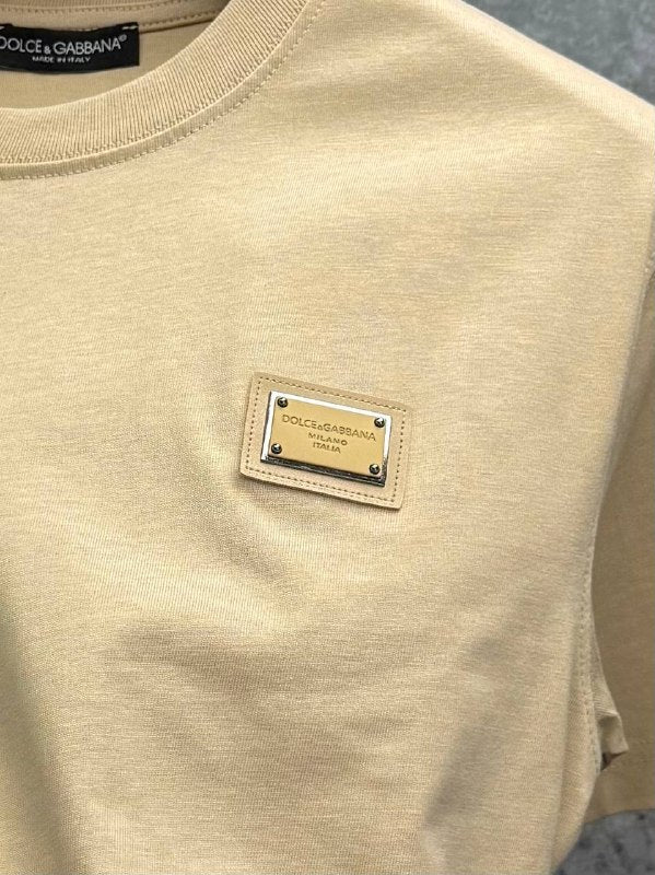 Dolce & Gabbana Men's Plaque Logo T-Shirt AAA Quality Reps UK