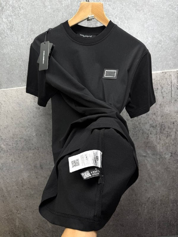 Dolce & Gabbana Men's Plaque Logo T-Shirt AAA Quality Reps UK