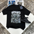 LV Mountain Motif Short-Sleeved T-Shirt UK Reps AAA+ Quality