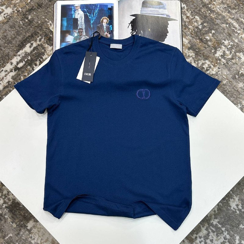 Dior CD Icon Regular Fit Black Cotton Jersey T-Shirt UK Reps AAA+ Quality