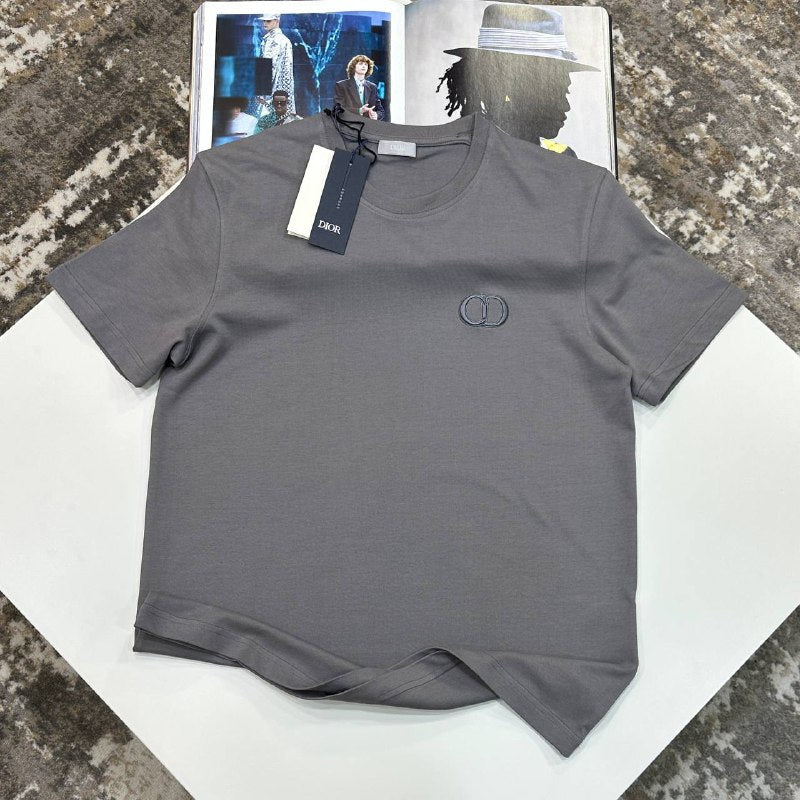 Dior CD Icon Regular Fit Black Cotton Jersey T-Shirt UK Reps AAA+ Quality