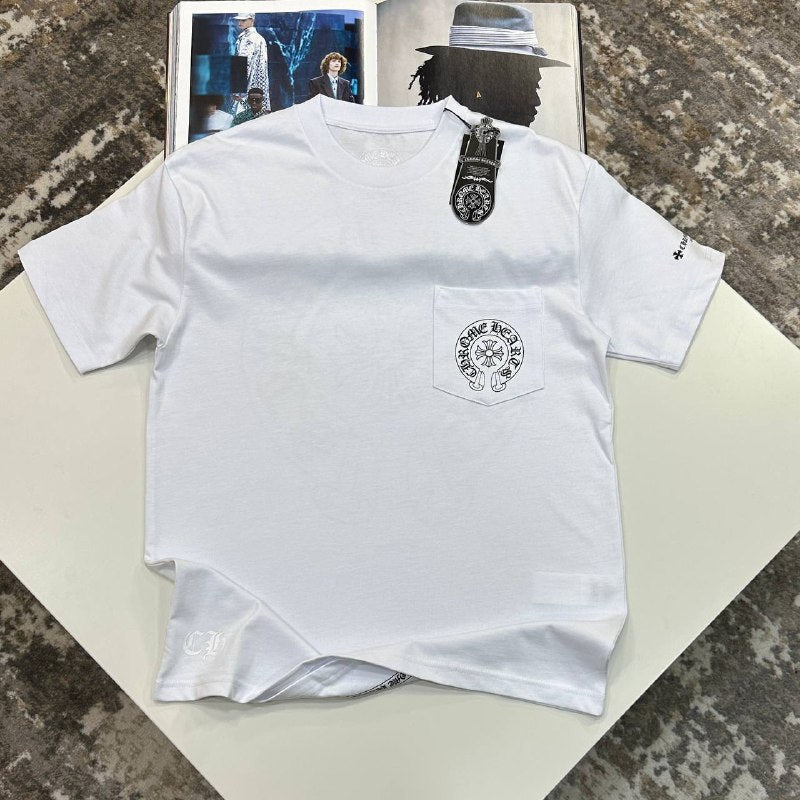 Chrome Hearts Horseshoe Logo Pocket T-Shirt UK Reps AAA+ Quality