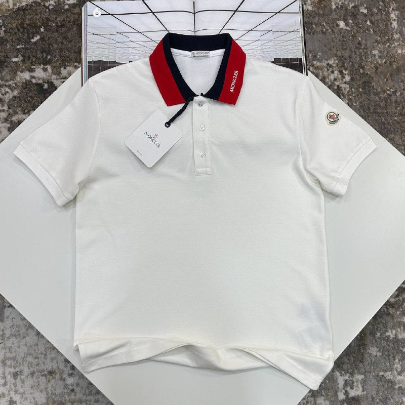Moncler Embroidered Logo Cotton Piqué Polo Shirt UK Reps AAA+ Quality
