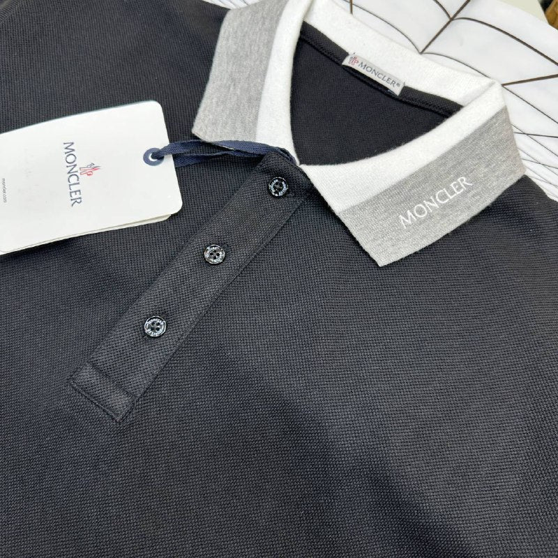 Moncler Embroidered Logo Cotton Piqué Polo Shirt UK Reps AAA+ Quality