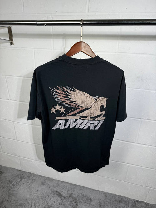 Amiri Vintage Pegasus Oversized Graphic T-Shirt UK Reps AAA Quality