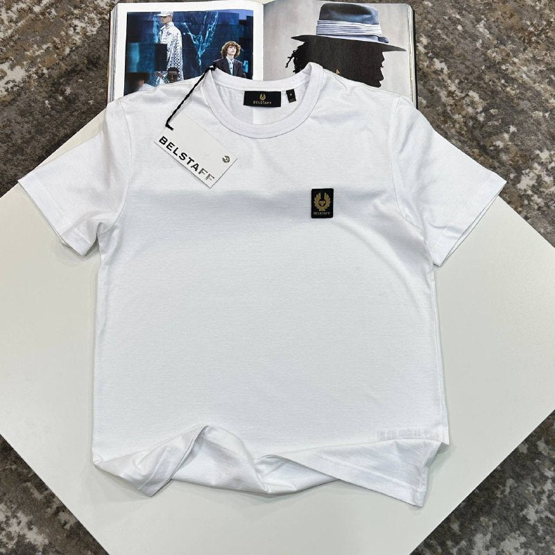 Belstaff Phoenix Patch Logo Cotton Jersey T-Shirt UK Reps AAA+ Quality