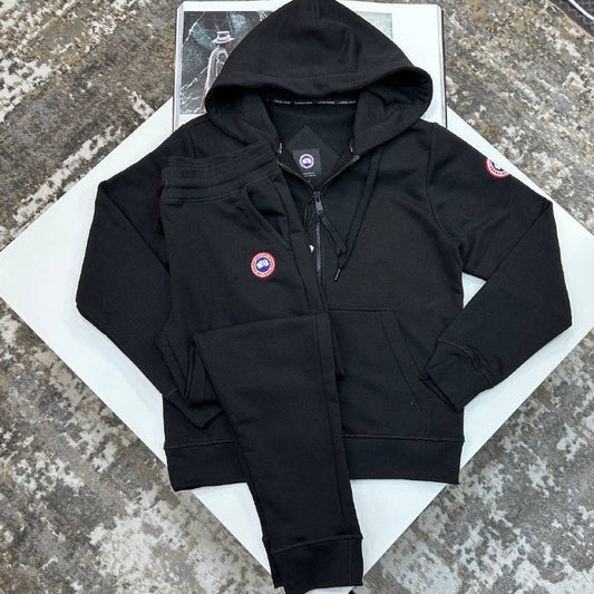 Canada Goose Huron Full-Zip Hoodie & Jogger Set UK Reps AAA+ Quality