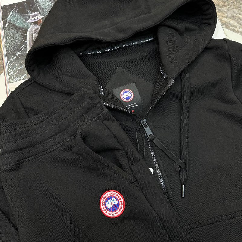 Canada Goose Huron Full-Zip Hoodie & Jogger Set UK Reps AAA+ Quality