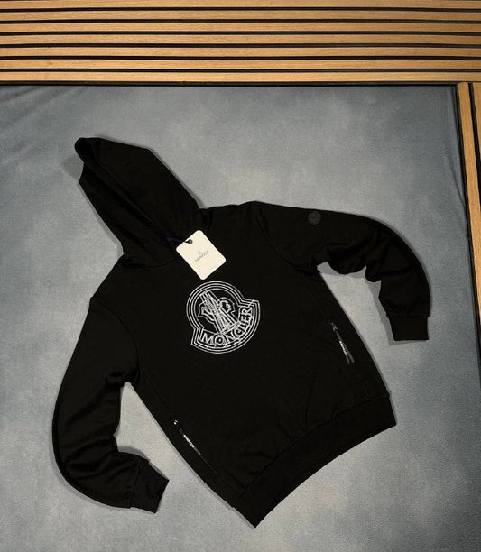 Moncler Logo-Print Cotton Hoodies UK Reps AAA Quality