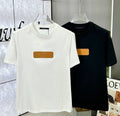 Louis Vuitton VVN Patch Short-Sleeved Cotton Crewneck UK Reps AAA Quality