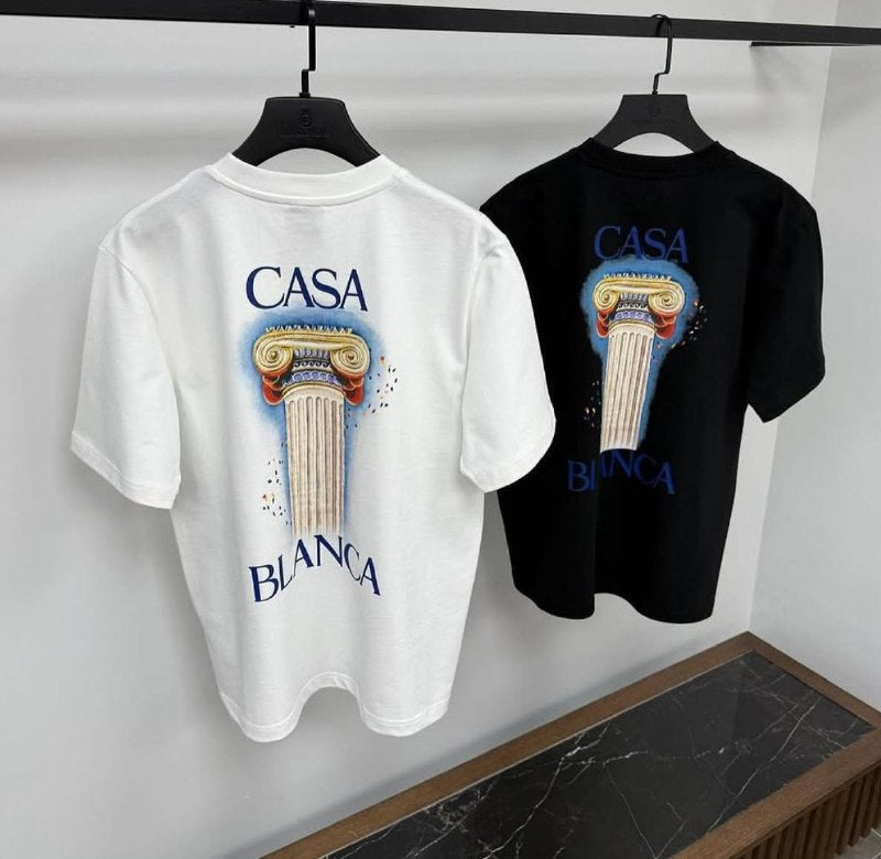 Casablanca "La Colonne" Printed T-Shirt UK Reps AAA Quality