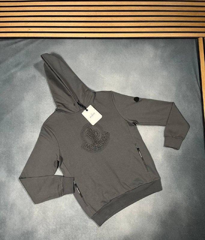 Moncler Logo-Print Cotton Hoodies UK Reps AAA Quality