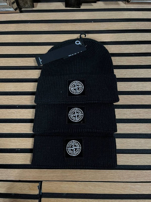 Stone Island Compass Patch Beanies UK Reps AAA Quality