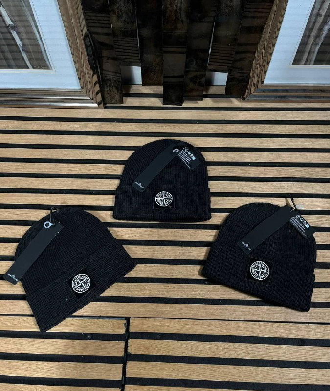 Stone Island Compass Patch Beanies UK Reps AAA Quality