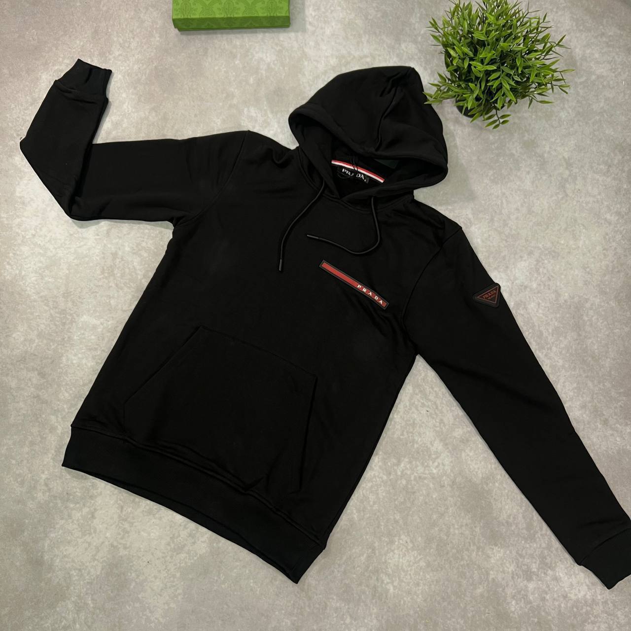 Prada Linea Rossa Technical Fabric Hoodie UK Reps AAA Quality