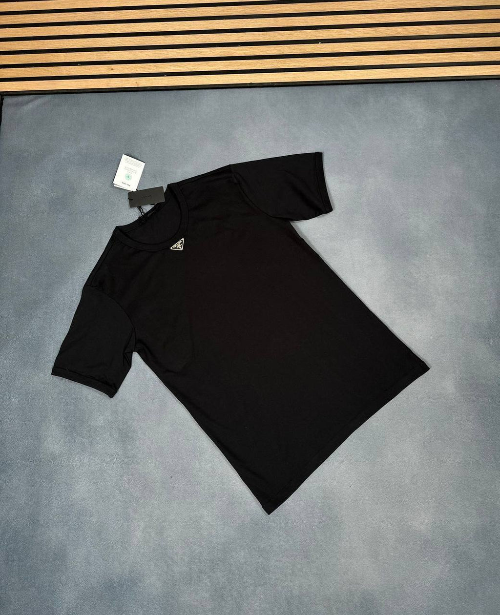 Prada Triangle-Logo Cotton T-Shirts UK Reps AAA Quality