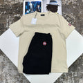 Canada Goose Arctic Disc Cotton T-Shirt & Huron Jogger Set UK Reps AAA+ Quality