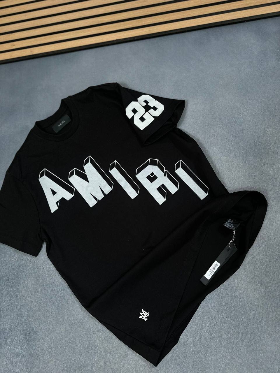 Amiri Flocked Hockey Skater Tee UK Reps AAA Quality