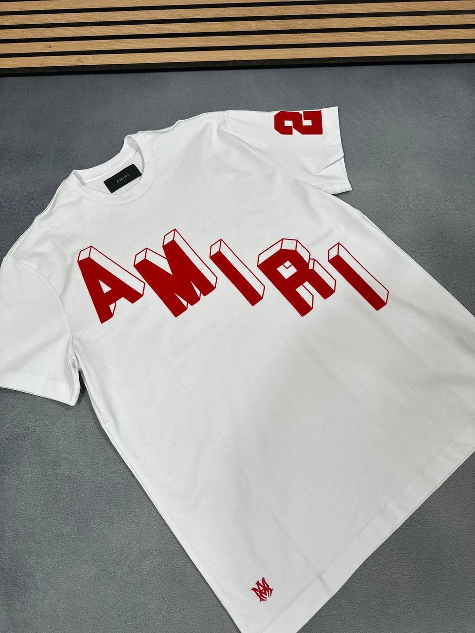 Amiri Flocked Hockey Skater Tee UK Reps AAA Quality