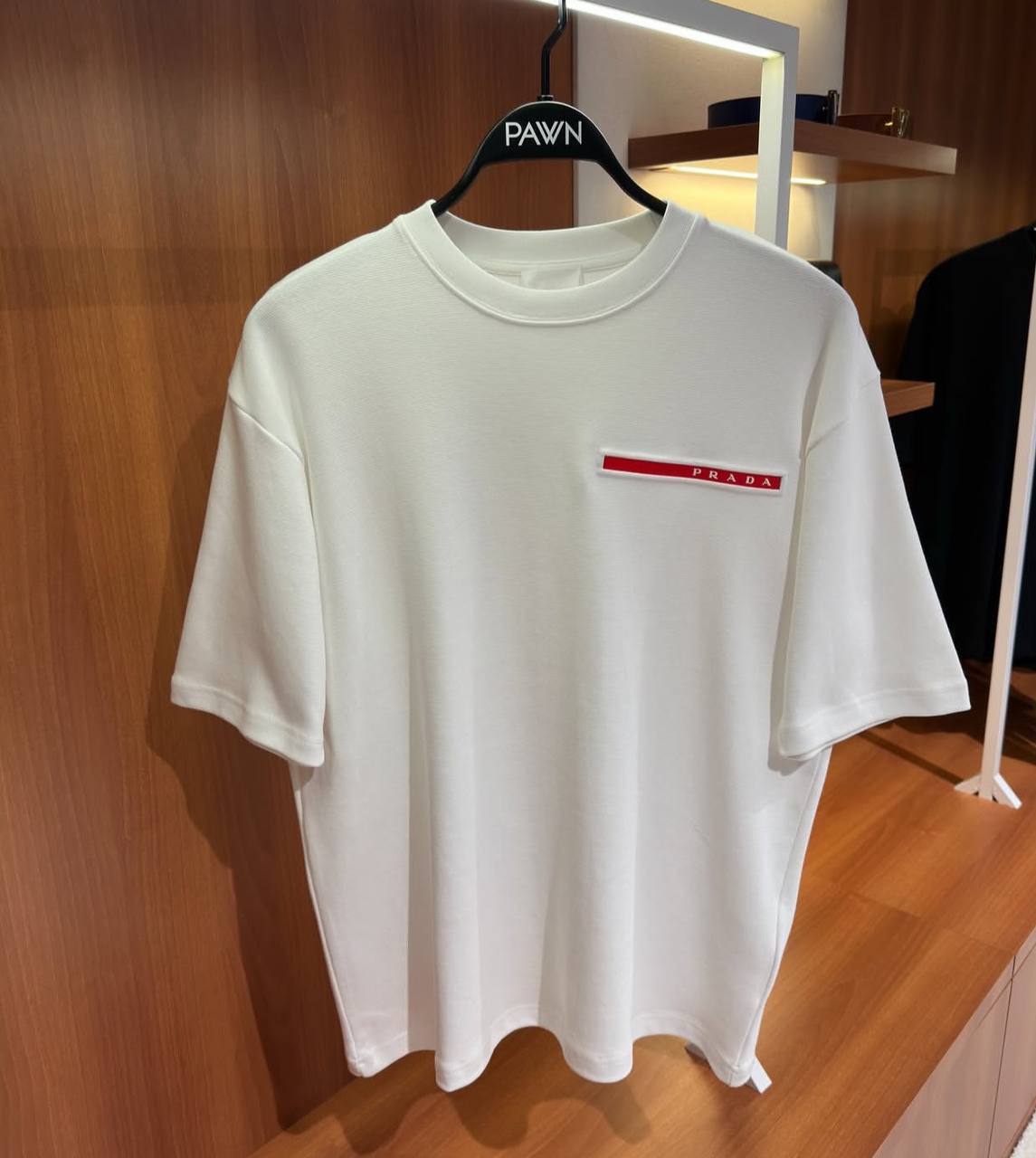Prada Linea Rossa Piqué T-Shirt UK Reps AAA Quality