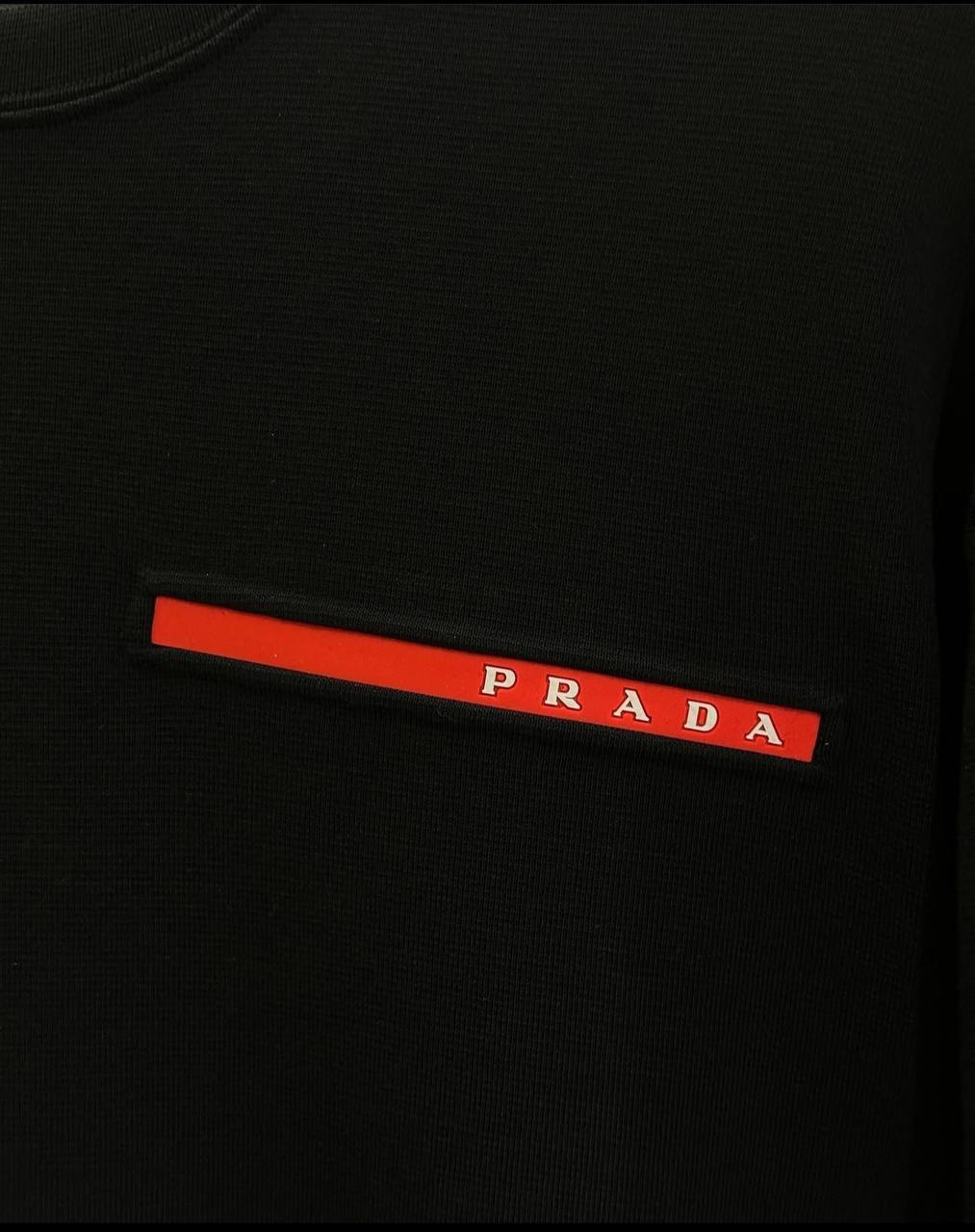 Prada Linea Rossa Piqué T-Shirt UK Reps AAA Quality