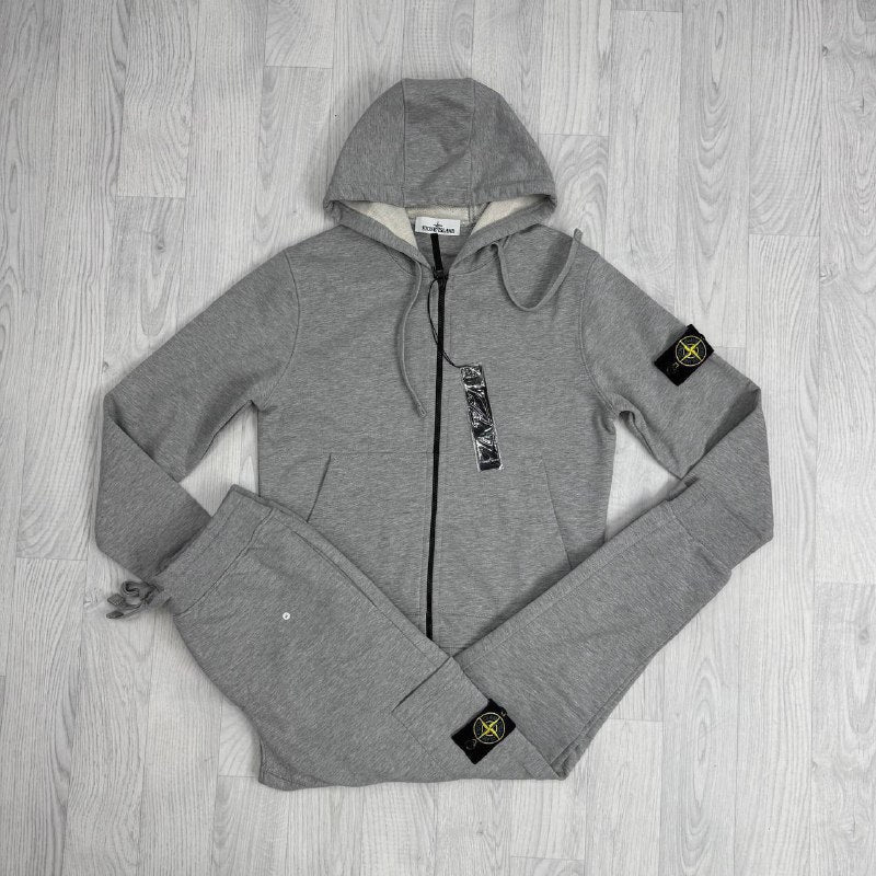 Stone Island Garment Dyed Cotton Fleece Tracksuit UK Reps AAA Quality
