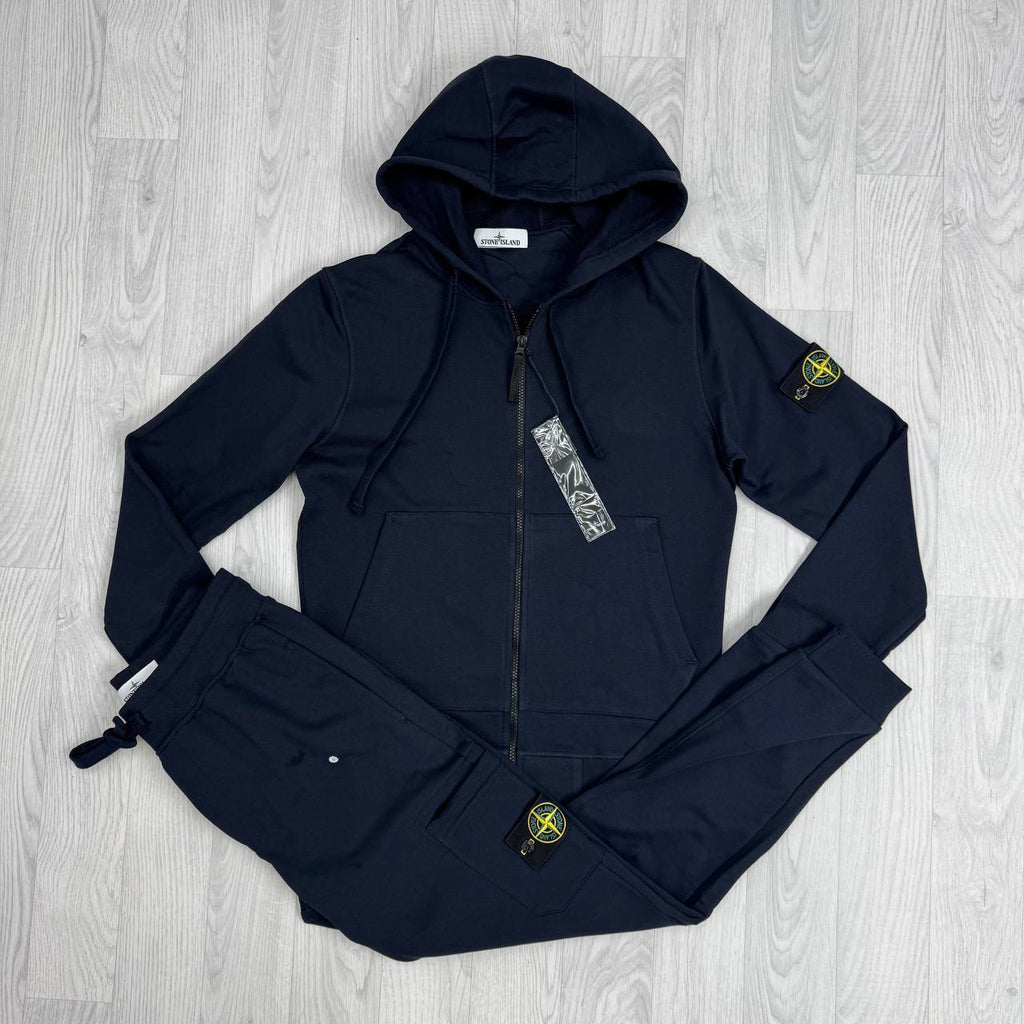 Stone Island Garment Dyed Cotton Fleece Tracksuit UK Reps AAA Quality
