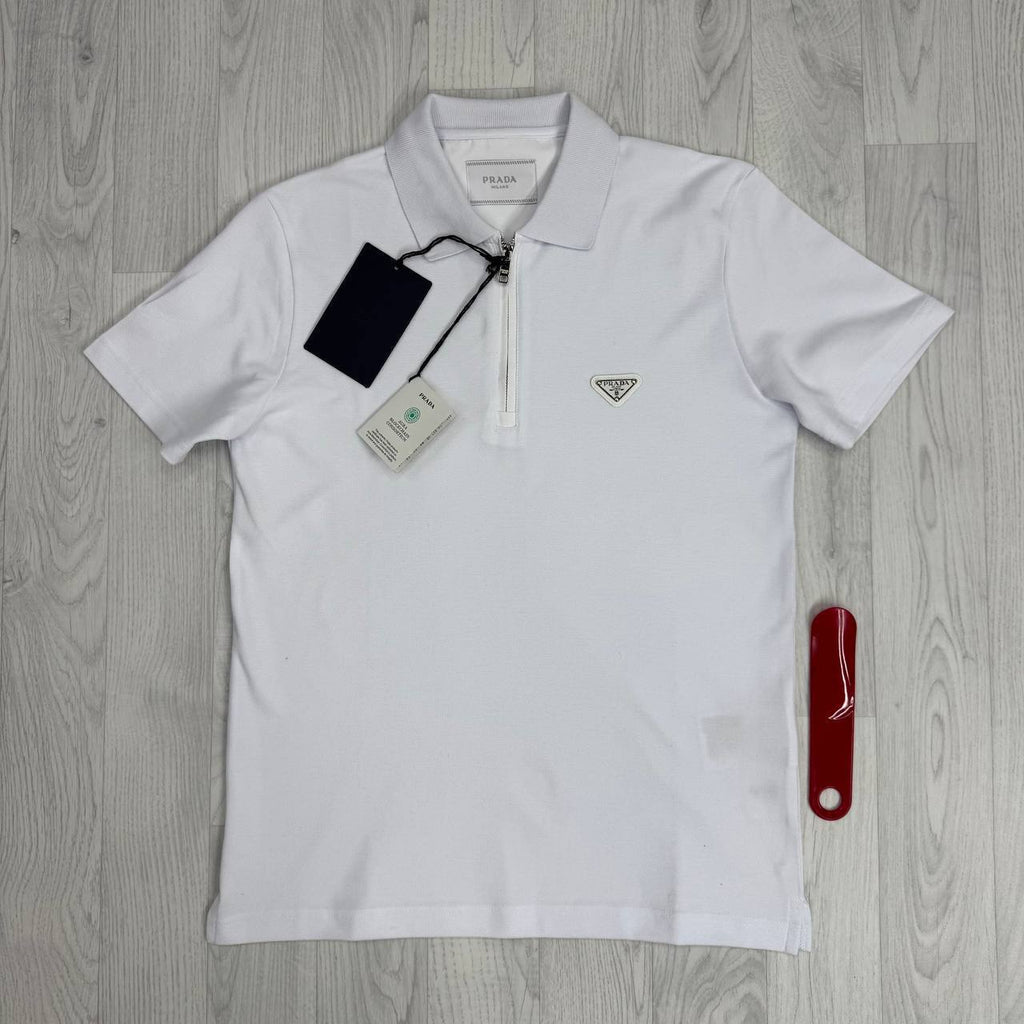 Prada Embroidered logo Cotton T shirts UK Reps AAA Quality