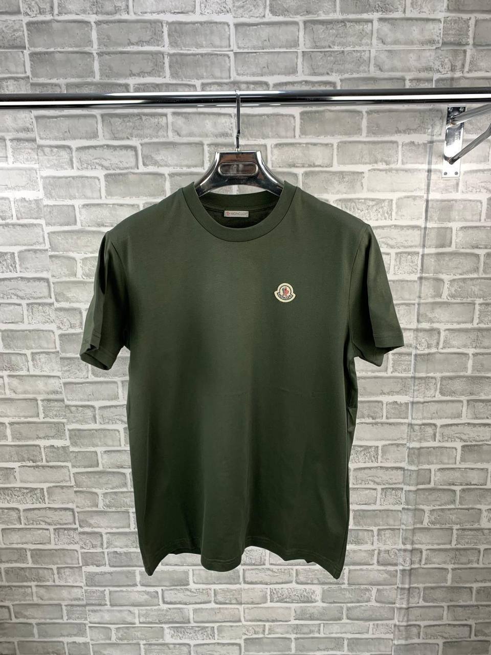 Moncler Logo Patch Cotton T-Shirt UK Reps AAA Quality