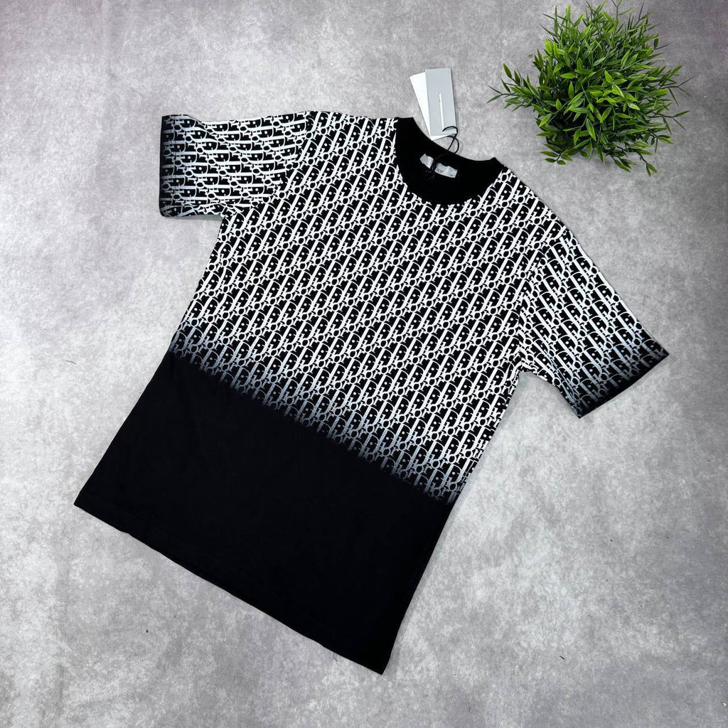 Dior Oblique Gradient Monogram Cotton Jersey T-Shirt AAA Quality Reps UK
