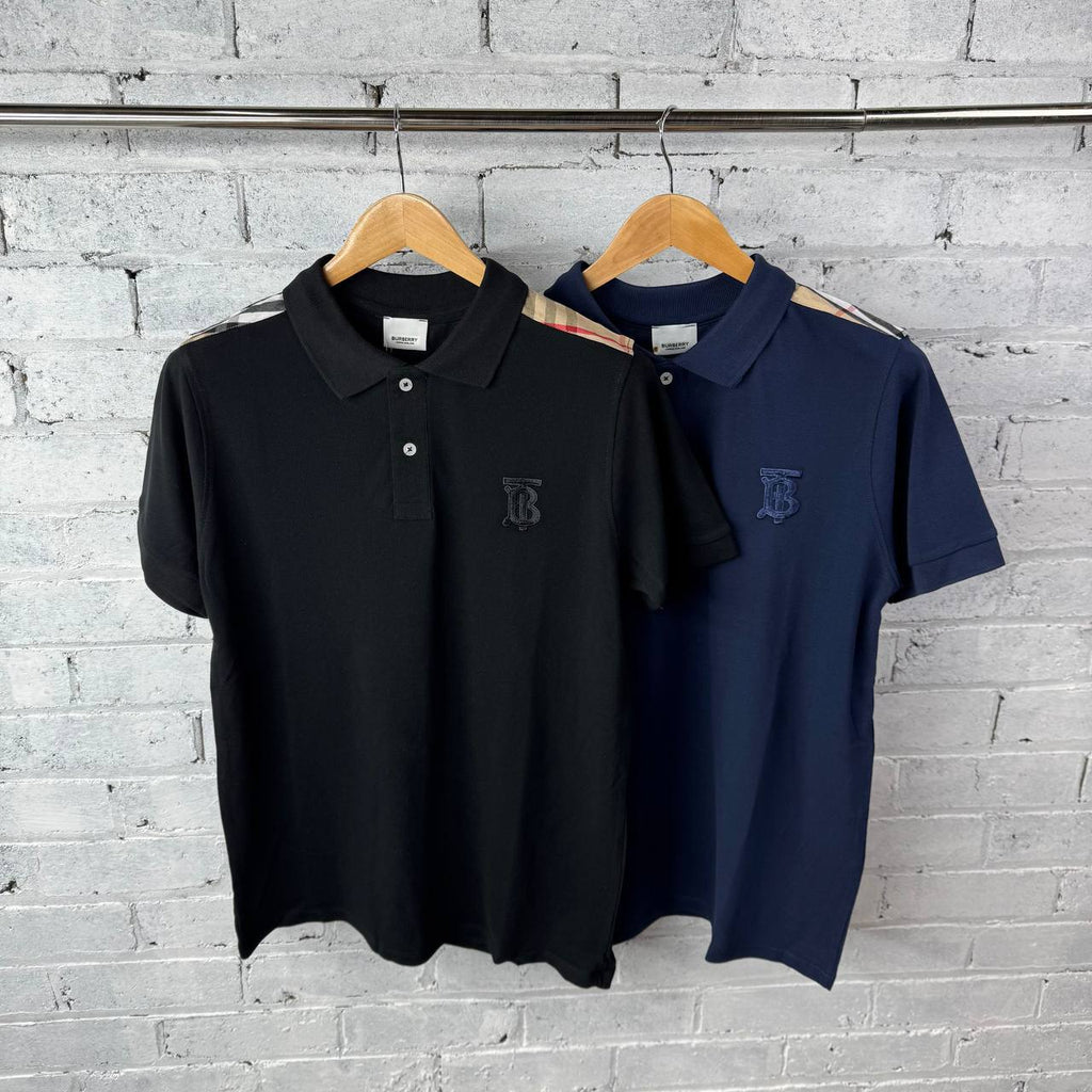 Burberry Cotton Piqué Monogram Motif Polos UK Reps AAA Quality