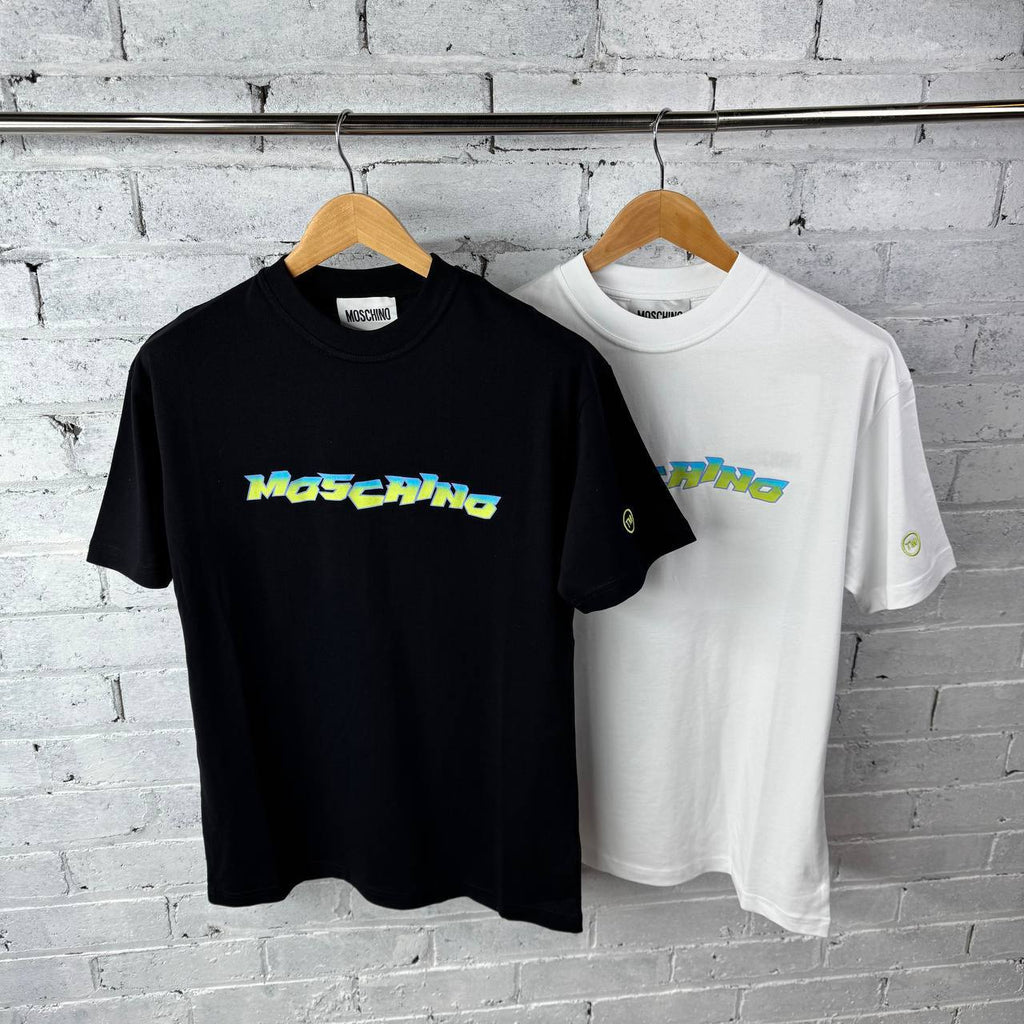 Moschino Surf Logo Organic Cotton T-Shirts UK Reps AAA Quality