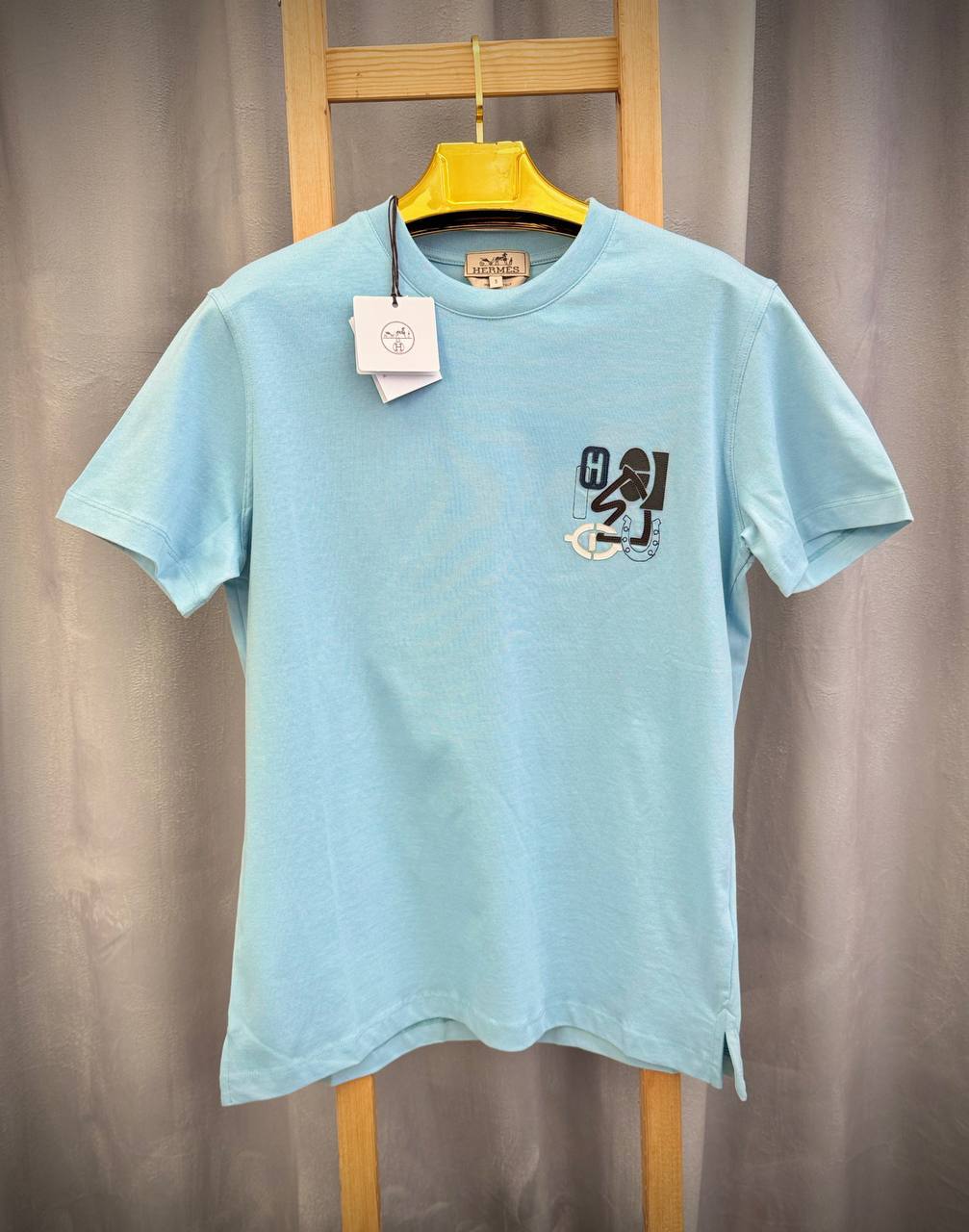 Hermès H Puzzle Mini Patch T-shirt UK Reps AAA Quiality
