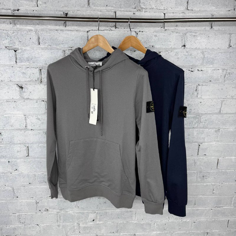 Stone Island Brushed Cotton Fleece Hoodie UK Reps AAA Quality