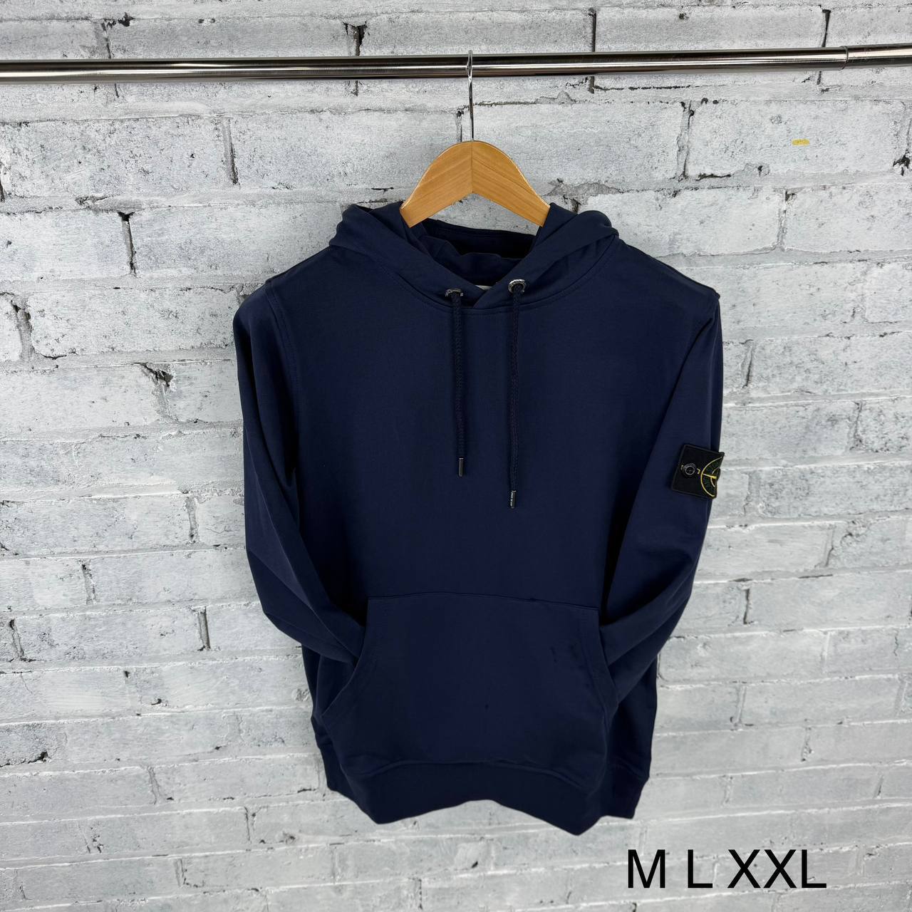 Stone Island Brushed Cotton Fleece Hoodie UK Reps AAA Quality