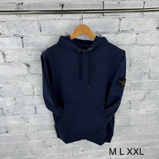 Stone Island Brushed Cotton Fleece Hoodie UK Reps AAA Quality