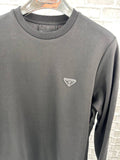 Prada Enamel Triangle Logo Technical Cotton Sweatshirt AAA Quality Reps UK