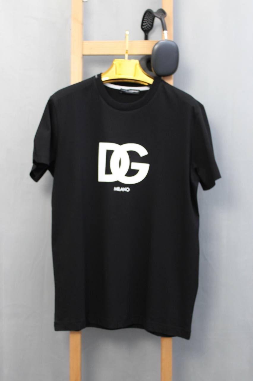 Dolce & Gabbana Cotton T-shirt With DG Logo Print Man UK Reps AAA Quality